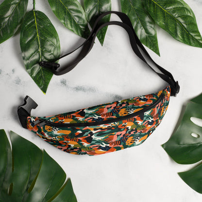 Bright Camouflage Pattern Fanny Pack