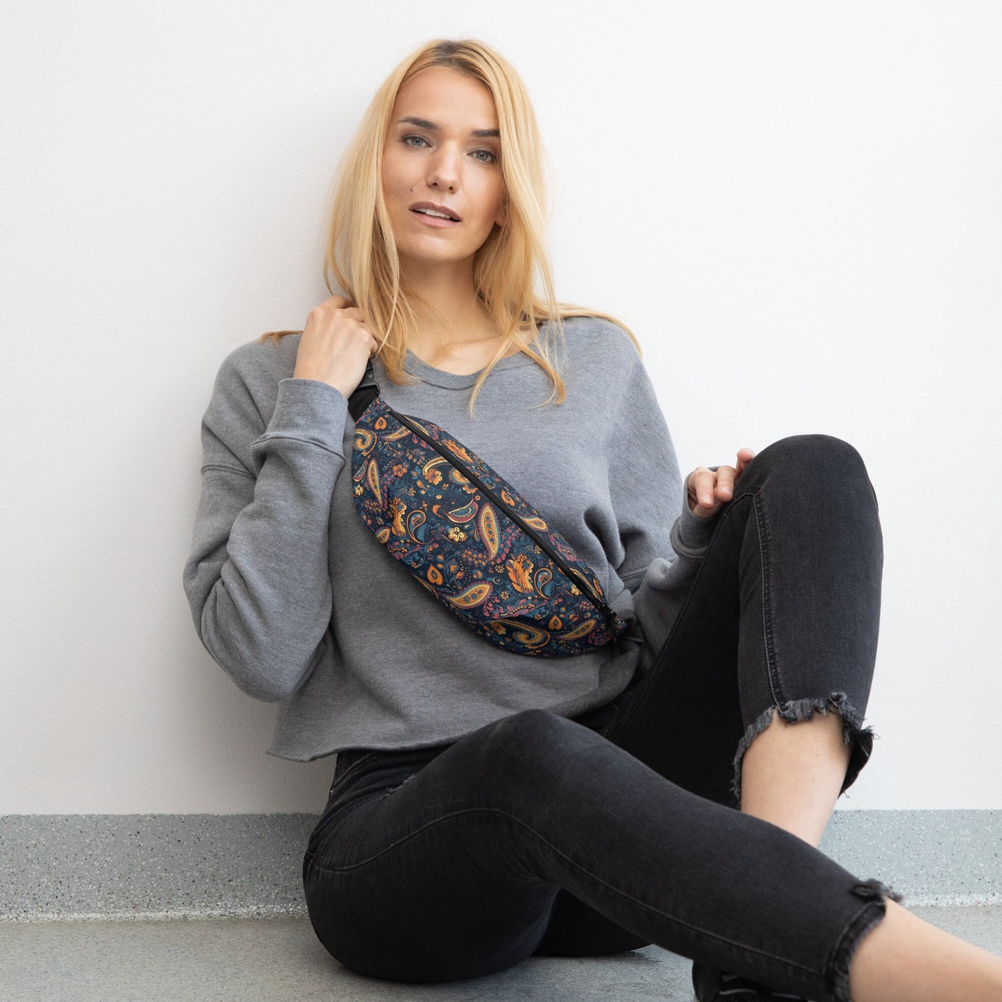 Paisley Pattern Fanny Pack