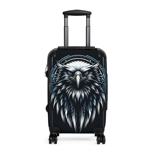Eagle Design Carry-on Suitcase: Trendy Travel Luggage