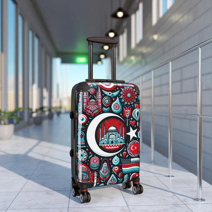 Colorful Travel Suitcase: Durable Polycarbonate Abs Luggage