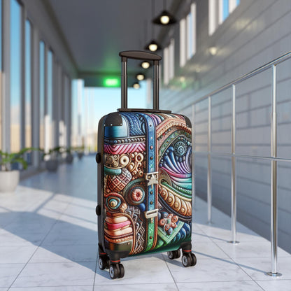 Colorful Travel Suitcase: Unique Design, Durable Abs, Built-in Lock