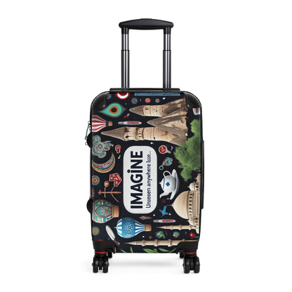 Inspirational Travel Suitcase: Rolling Carry-on Luggage For Adventurers