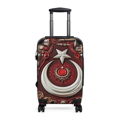 Decorative Travel Suitcase: Lightweight Polycarbonate Carry-on