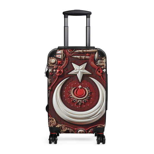 Decorative Travel Suitcase: Lightweight Polycarbonate Carry-on
