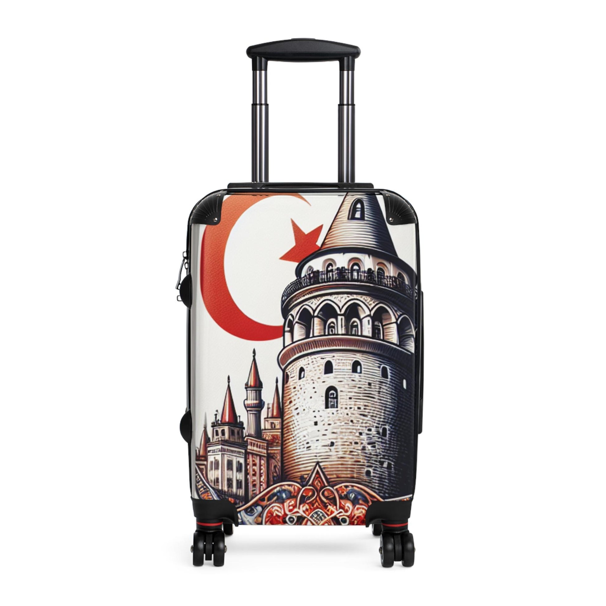 Turkish Castle Travel Suitcase: Customizable Polycarbonate Luggage