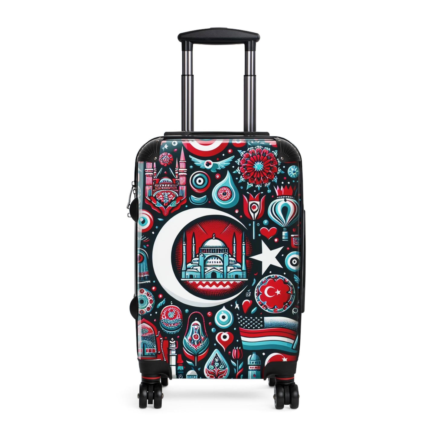 Colorful Travel Suitcase: Durable Polycarbonate Abs Luggage