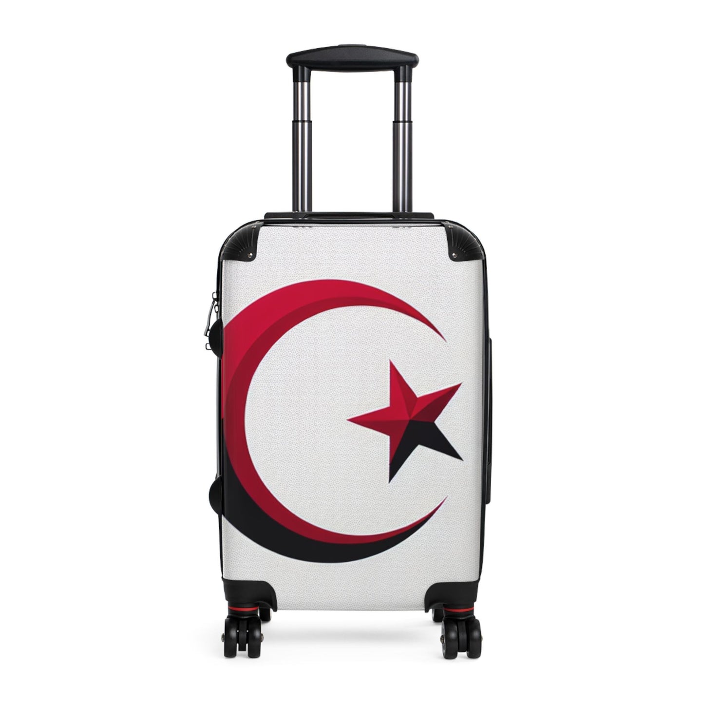 Star And Crescent Travel Suitcase: Lightweight Carry-on Luggage