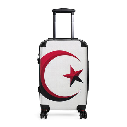 Star And Crescent Travel Suitcase: Lightweight Carry-on Luggage