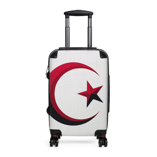 Star And Crescent Travel Suitcase: Lightweight Carry-on Luggage