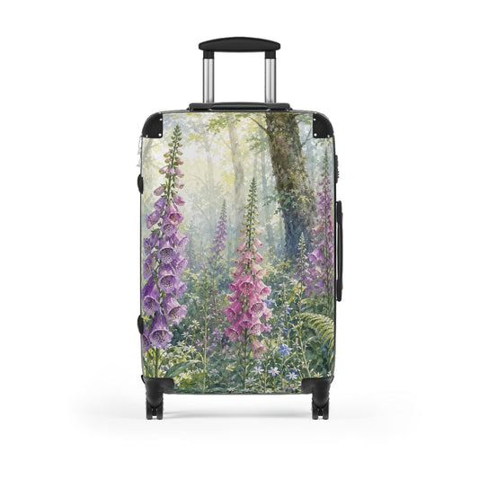 Foxglove Woodland Suitcase | Personalized Hard Shell Luggage
