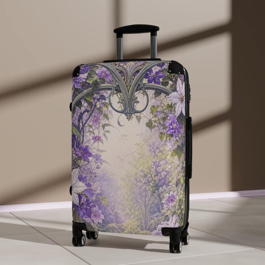 Clematis Arbor Suitcase | Personalized Hard Shell Luggage