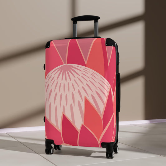 Flat Protea Suitcase | Personalized Hard Shell Luggage