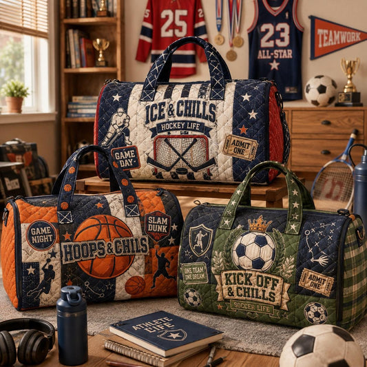 Personalized Sports Duffel Bag, Custom Gym Travel Bag, Hockey Soccer Basketball Overnight Bag, Athlete Gift For Kids Adults, Gift 2026