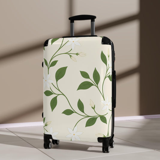 Flat Jasmine Suitcase | Personalized Hard Shell Luggage