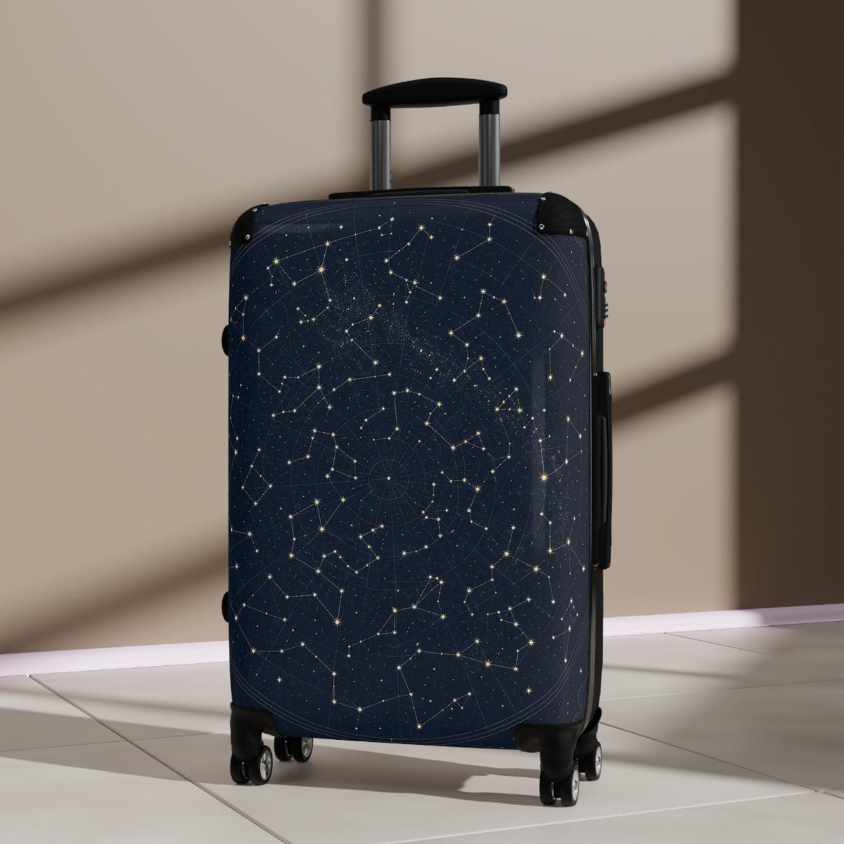Constellation Star Map Suitcase | Personalized Hard Shell Luggage