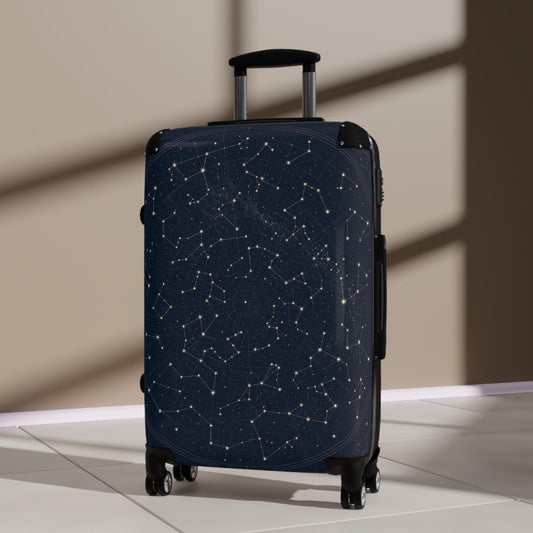 Constellation Star Map Suitcase | Personalized Hard Shell Luggage