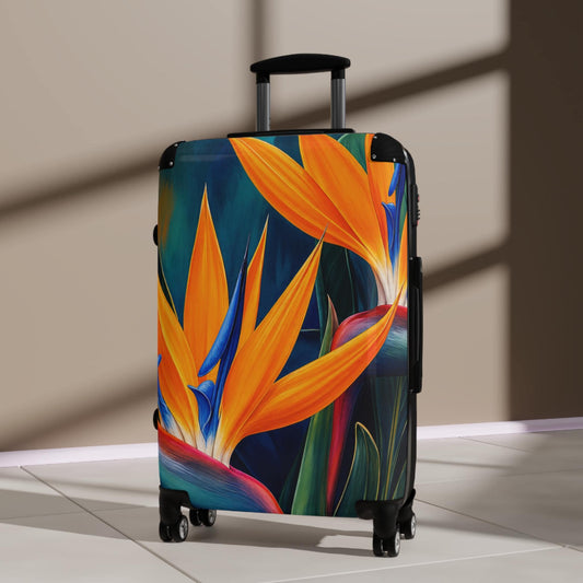 Bird Of Paradise Suitcase | Personalized Hard Shell Luggage