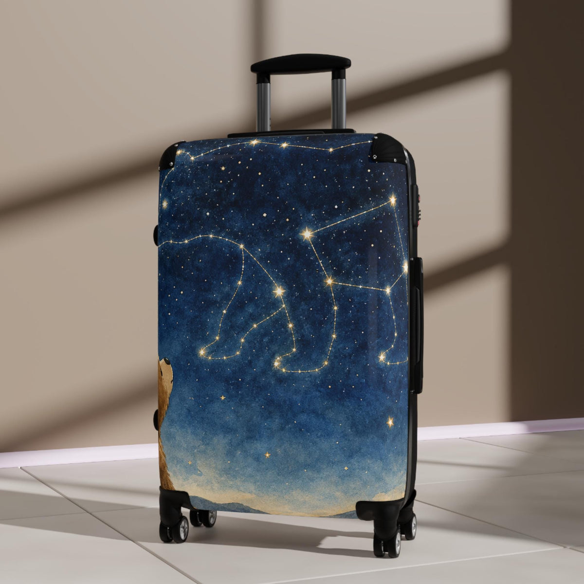Bear Constellation Suitcase | Personalized Hard Shell Luggage