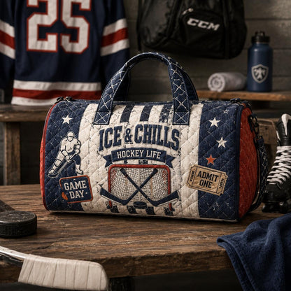 Personalized Sports Duffel Bag, Custom Gym Travel Bag, Hockey Soccer Basketball Overnight Bag, Athlete Gift For Kids Adults, Gift 2026