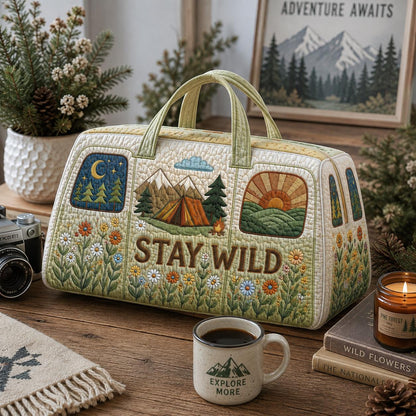 Personalized Camping Duffel Bag, Adventure Travel Bag, Mountain Weekend Tote, Nature Lover Gift, Outdoor Gym Bag, Custom Bag, Gift 2026