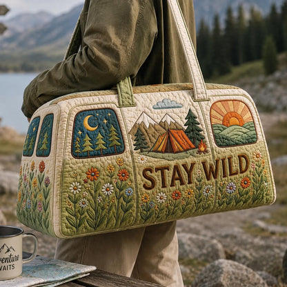 Personalized Camping Duffel Bag, Adventure Travel Bag, Mountain Weekend Tote, Nature Lover Gift, Outdoor Gym Bag, Custom Bag, Gift 2026