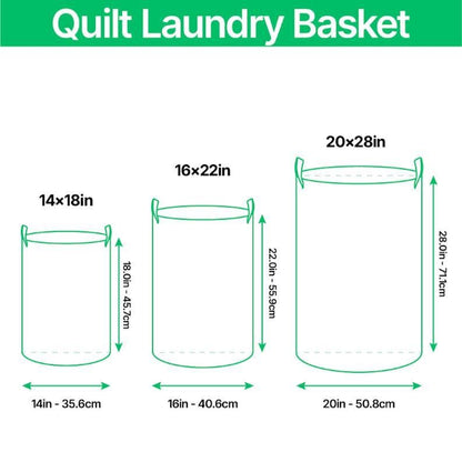 Bear Family Quilt Laundry Basket, Woodland Nursery Decor, Rustic Baby Room Organizer, Forest Animal Hamper, Kids Room Storage, Gift 2026